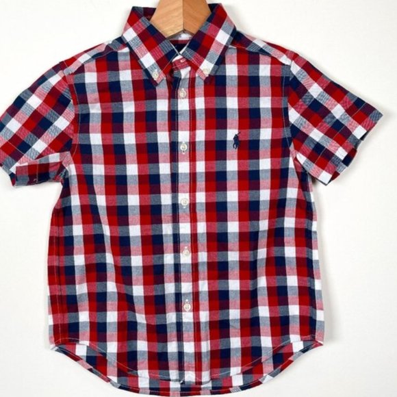 Lot of 3 Boys Shirts sz 4, 5 - Picture 2 of 11